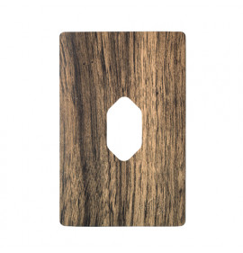 Placa p/ 1 Tomada Vertical 4x2 - Novara Carvalho